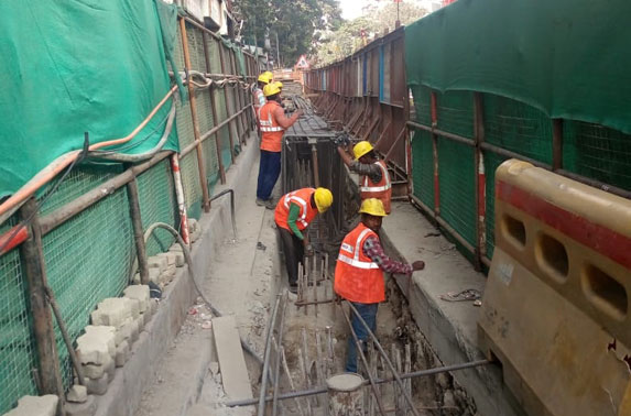 Grant Road Station - Capping BEam Breaking